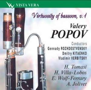 Cover for Valery; Popov · Tomasi, Villa-lobos, Wolf-ferrari, Jol (CD) (2003)