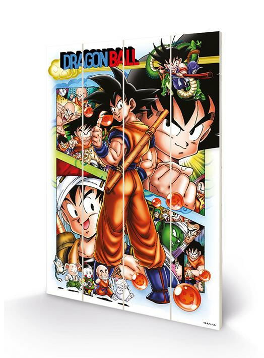 Cover for Wood Poster · Dragon Ball Comic Strip Wood Print (MERCH) (2020)