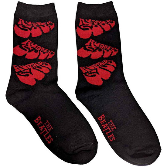 Cover for The Beatles · The Beatles Ladies Ankle Socks: Rubber Soul (UK Size 4 - 7) (TØJ) [Black - Ladies edition]