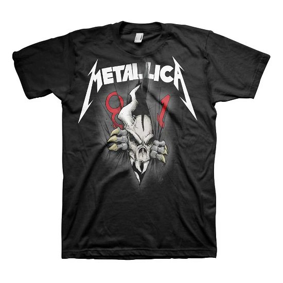 Metallica Unisex T-Shirt: 40th Anniversary Ripper - Metallica - Koopwaar - PHD - 5056187753470 - 17 december 2021