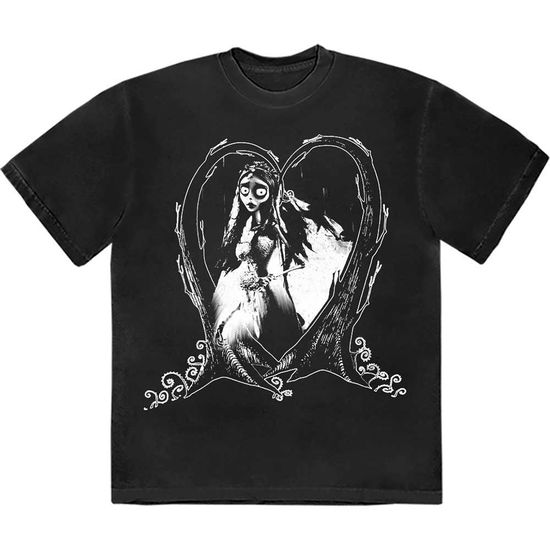 Corpse Bride Unisex T-Shirt: Heart - Corpse Bride - Merchandise -  - 5056737248470 - 