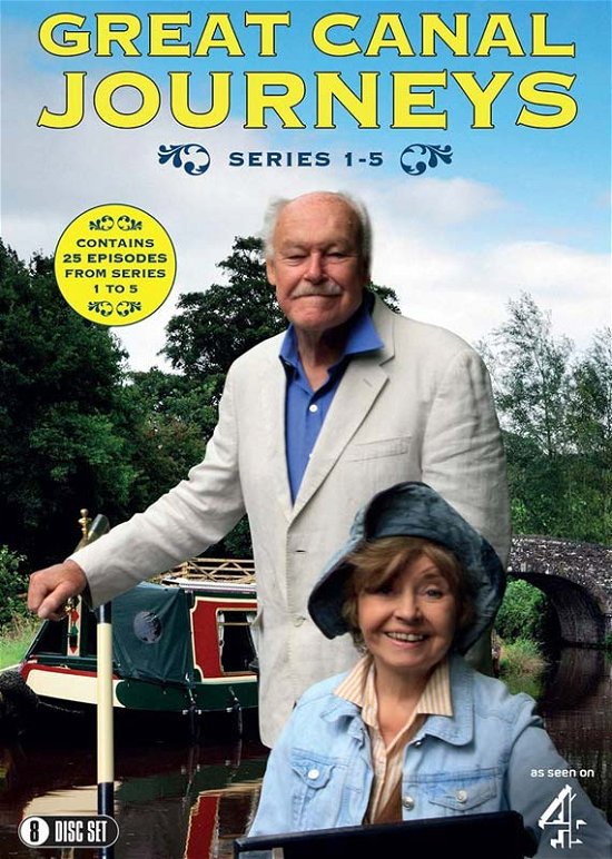 Cover for Great Canal Journeys Series 15 · Great Canal Journeys Series 1 to 5 (DVD) (2018)
