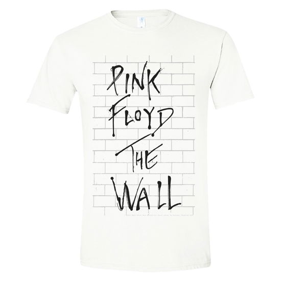 Cover for Pink Floyd · Pink Floyd: The Wall Album (T-Shirt Unisex Tg. S) (T-shirt) [size S] [White edition] (2020)