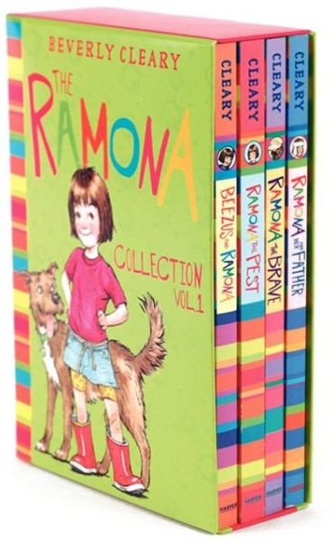 Cover for Beverly Cleary · The Ramona 4-Book Collection, Volume 1: Beezus and Ramona, Ramona and Her Father, Ramona the Brave, Ramona the Pest - Ramona (Paperback Book) (2022)