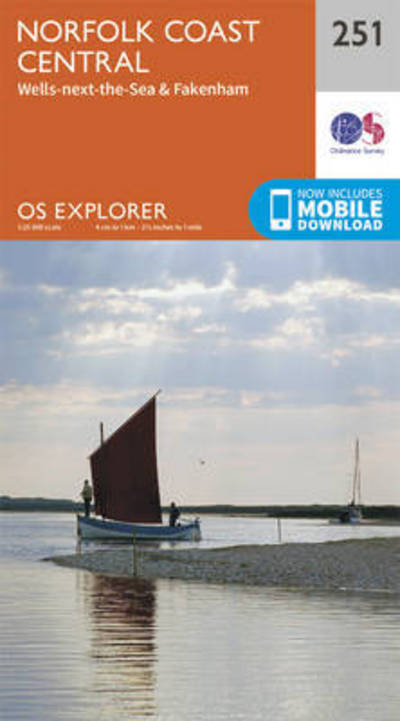 Norfolk Coast Central - OS Explorer Map - Ordnance Survey - Books - Ordnance Survey - 9780319244470 - September 16, 2015