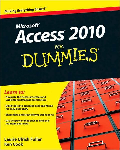 Cover for Ulrich, Laurie A. (Huntingdon Valley, Pennsylvania) · Access 2010 For Dummies (Paperback Book) (2010)