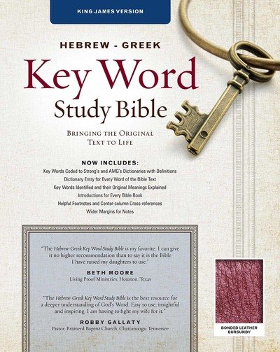 Cover for Hebrew-greek Key Word Study Bible-kjv: Key Insights into God's Word (Leather Book) (2008)