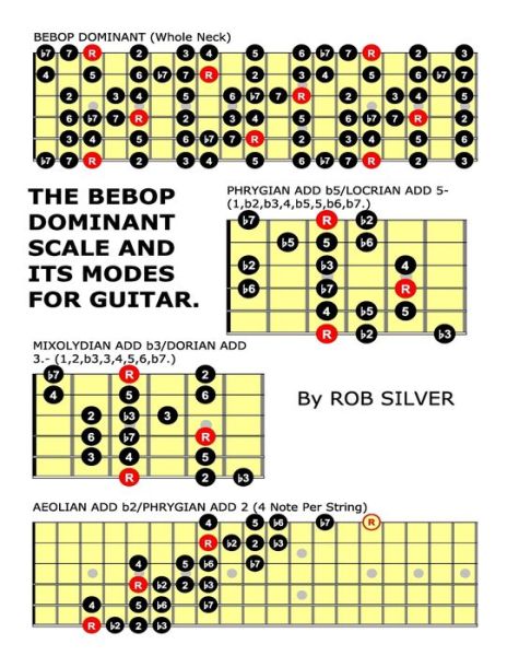 Cover for Rob Silver · The Bebop Dominant Scale and Its Modes for Guitar (Pocketbok) (2014)