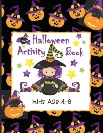 Cover for Suzeq Publishing · Halloween Activity Book Kids Age 4-8 (Pocketbok) (2019)