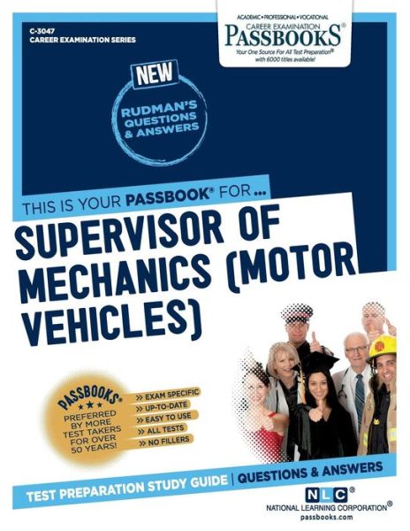 Cover for National Learning Corporation · Supervisor of Mechanics (Motor Vehicles) (Paperback Book) (2018)