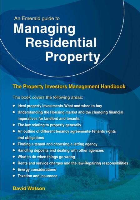 Cover for David Watson · An Emerald Guide to Managing Residential Property - The Property Investors Management Handbook: Revised Edition - 2024 (Pocketbok) (2024)