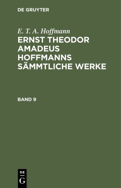 Cover for E. T. A. Hoffmann (N/A) (1922)