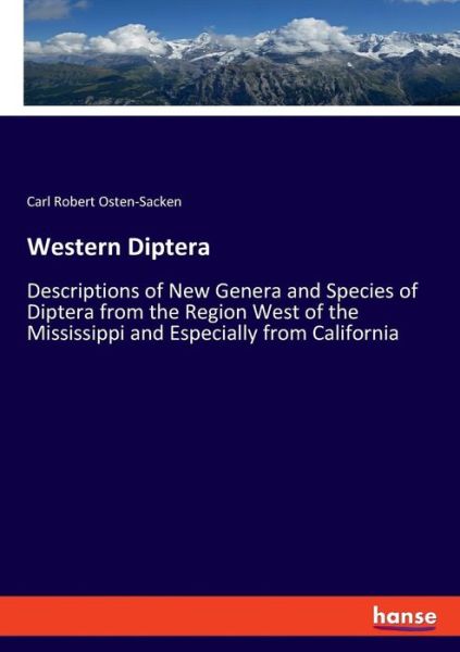 Cover for Osten-Sacken · Western Diptera (Book) (2019)