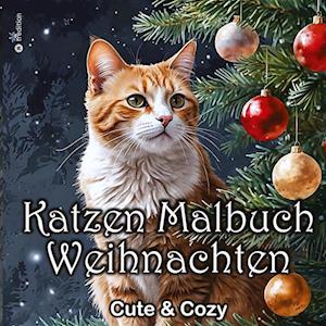 Cover for Kenya Kooper · Katzen Malbuch Weihnachten - Katzenmalbuch Weihnachten - Süße Katzen Vintage Katzenwelt (Book) (2023)