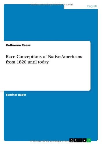 Cover for Reese · Race Conceptions of Native Americ (Bog) (2013)