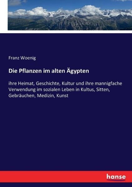 Cover for Woenig · Die Pflanzen im alten Ägypten (Buch) (2017)