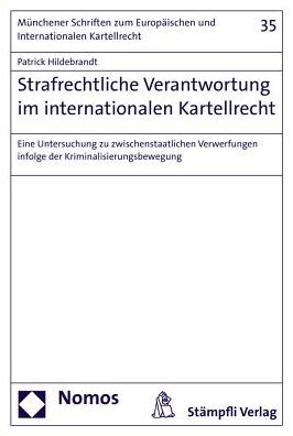 Cover for Hildebrandt · Strafrechtliche Verantwortu (Book) (2016)