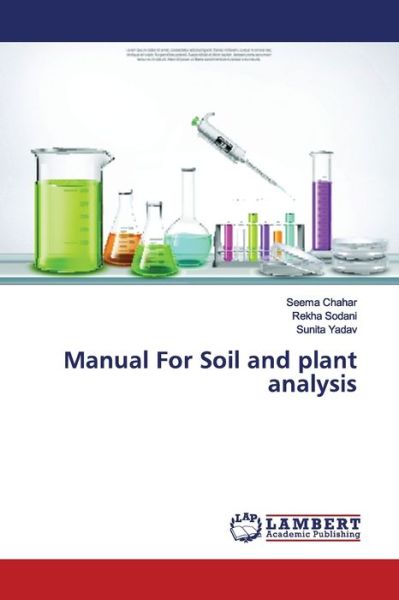 Cover for Chahar · Manual For Soil and plant analys (Book) (2019)