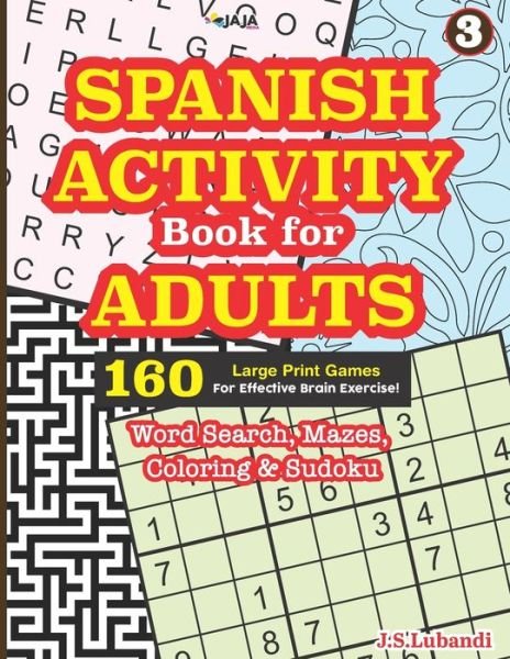 Cover for Jaja Media · SPANISH ACTIVITY Book for ADULTS (Pocketbok) (2021)