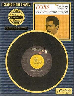 Cover for Elvis Presley · Crying in the Chapel =l (7&quot;) (2003)