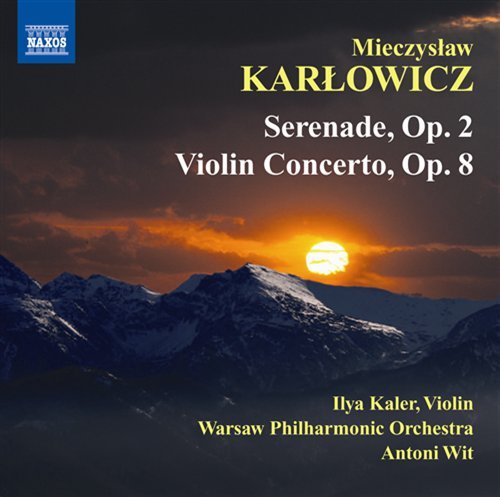 Serenade for String Orchestra Op.2 - M. Karlowicz - Musik - NAXOS - 0747313227471 - 12. januar 2011