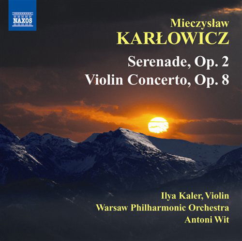 Serenade for String Orch / Violin Conto in a Major - Karlowicz / Kaler / Wpo / Wit - Música - NAXOS - 0747313227471 - 25 de janeiro de 2011