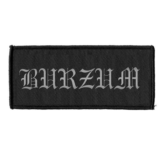 Logo (Silver) (Woven) - Burzum - Produtos - PHM - 0803341612471 - 6 de agosto de 2024
