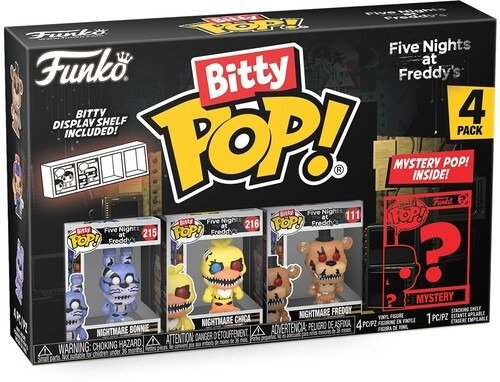Five Nights at Freddy's - Nightmare Bonnie 4pk - Funko Bitty Pop!: - Produtos - Funko - 0889698730471 - 25 de outubro de 2023
