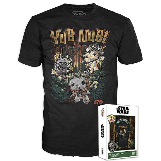Star Wars: Return Of The Jedi Boxed Tee T-shirt Ew - Funko - Merchandise - Funko - 0889698743471 - 20. August 2023