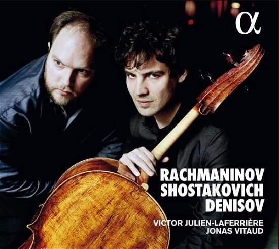 Cover for Victor Julien-laferriere / Jonas Vitaud · Dmitri Shostakovich / Sergei Rachmaninoff / Edison Denissow (CD) (2019)