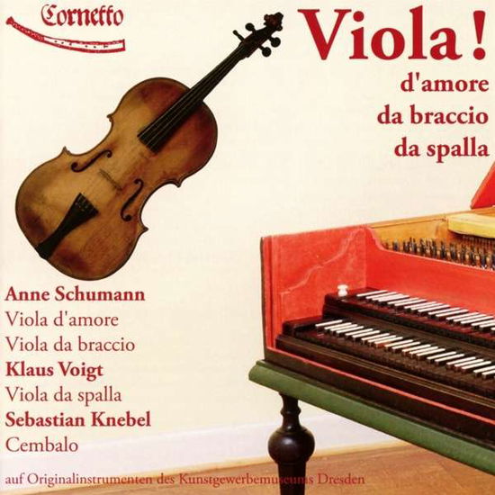 Cover for Schumann, Anne / Klaus Voigt / Sebastian Knebel · Werke Mit Viola (CD) (2015)