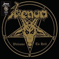 Cover for Venom · Welcome To Hell (Gold And Black Splatter Vinyl) (LP) [Limited edition] (2021)
