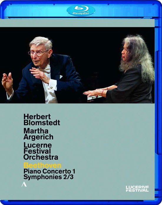 Cover for Martha Argerich · Beethoven: Piano Concerto No. 1 - Symphony No. 2 &amp; 3 (Blu-Ray) (2021)