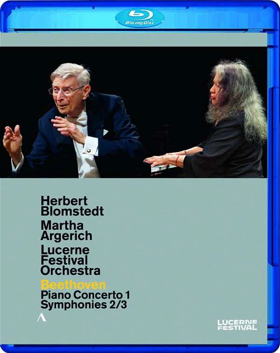 Cover for Martha Argerich · Beethoven: Piano Concerto No. 1 - Symphony No. 2 &amp; 3 (Blu-ray) (2021)