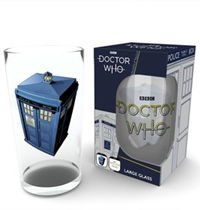 DOCTOR WHO - Large Glasses 500ml - Tardis - Glass - Merchandise - DOCTOR WHO - 5028486412471 - April 15, 2020