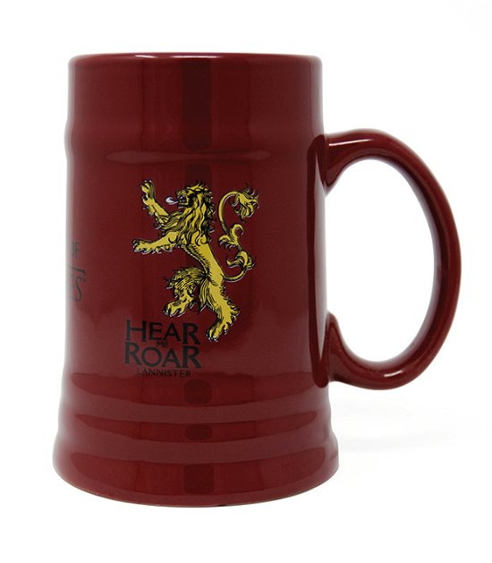 Game Of Thrones: House Lannister -Ceramic Stein- (Boccale Birra Ceramica) - Game of Thrones - Merchandise - GAME OF THRONES - 5050574248471 - 