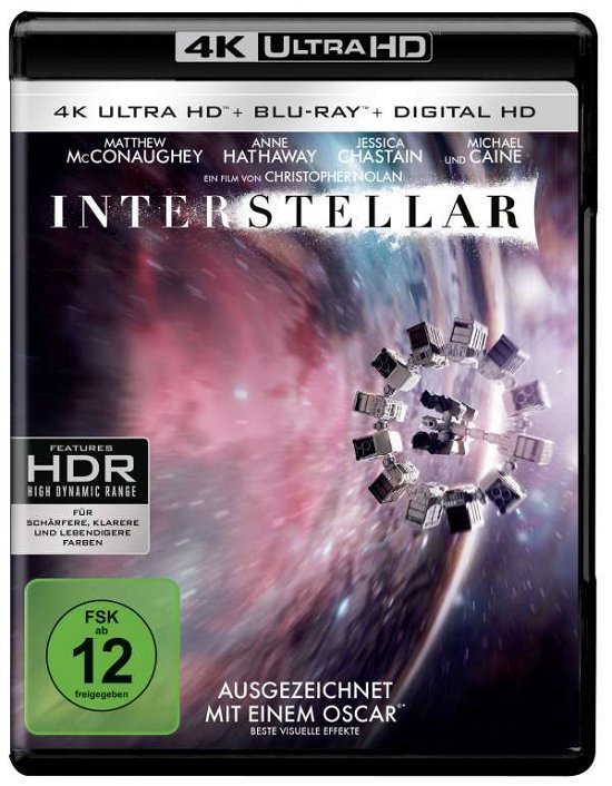 Cover for Matthew Mcconaughey,anne Hathaway,jessica... · Interstellar (4K UHD Blu-ray) (2018)