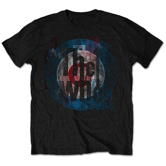 Cover for The Who · The Who Unisex T-Shirt: Target Texture (Retail Pack) (MERCH) [size L] [Black - Unisex edition] (2023)