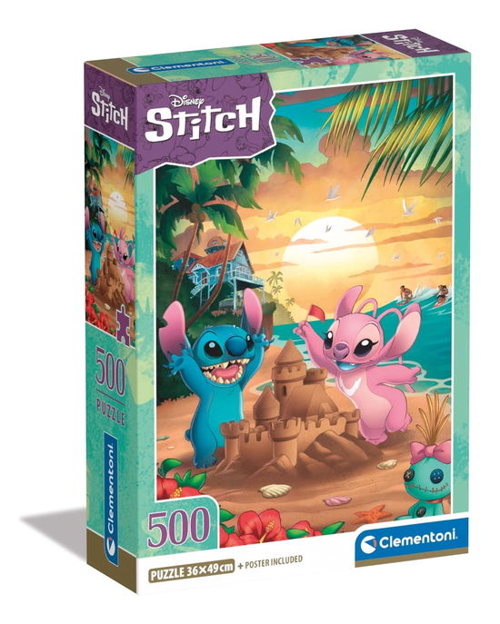 Cover for Lilo &amp; Stitch · Puslespil HQC Disney Stitch, 500 brikker (Puslespill) (2024)