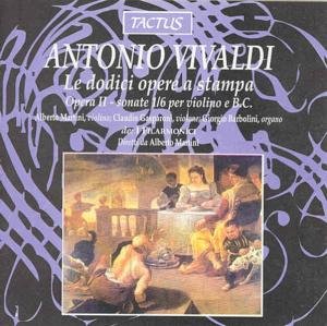 Opera II - Sonate 1 6 - Vivaldi - Musiikki - TACTUS - 8007194100471 - 1995