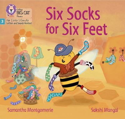 Cover for Samantha Montgomerie · Six Socks for Six Feet: Phase 3 Set 1 - Big Cat Phonics for Little Wandle Letters and Sounds Revised (Pocketbok) (2024)