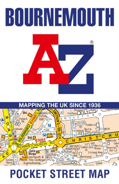 Cover for A-Z Maps · Bournemouth A-Z Pocket Street Map (Landkarten) (2025)