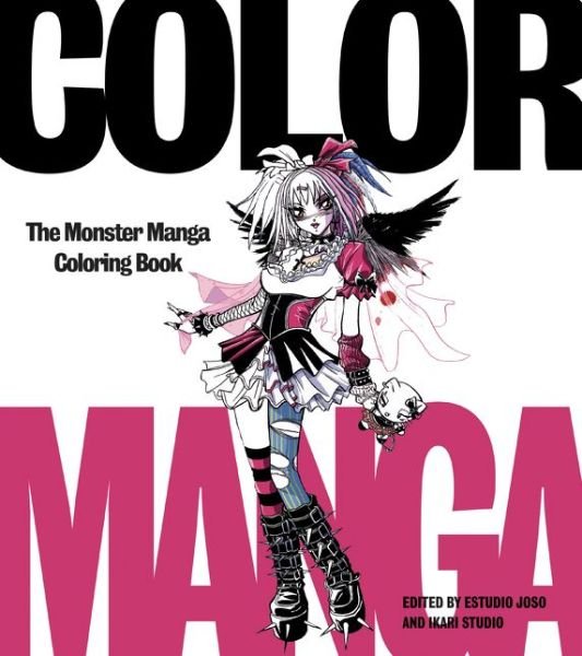 Cover for Estudio Joso · Color Manga: The Monster Manga Coloring Book (Paperback Book) (2015)