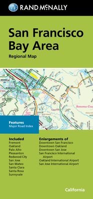 Cover for Rand McNally · Rand McNally Folded Map: San Francisco Bay Area Regional Map (Paperback Bog) (2021)