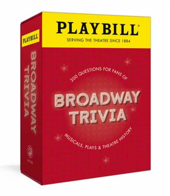 Playbill · Playbill Broadway Trivia: 200 Questions for Fans of Musicals, Plays, and Theatre History (Lernkarteikarten) (2024)