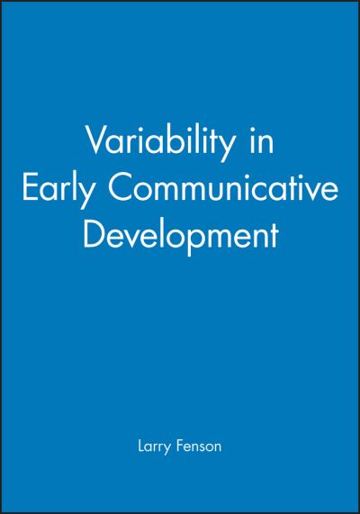 Cover for Fenson, Larry (San Diego State University, USA) · Variability in Early Communicative Development - Monographs of the Society for Research in Child Development (Paperback Bog) (2000)