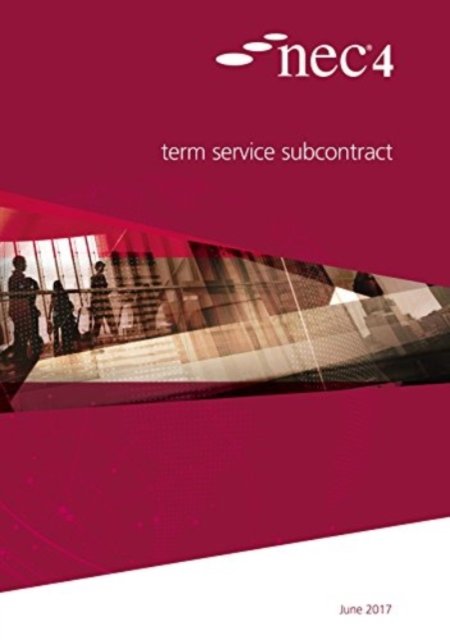 Cover for Nec Nec · NEC4: Term Service Subcontract (Taschenbuch) (2017)