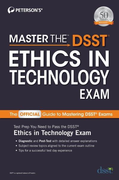 Cover for Peterson's · Master the DSST Ethics in Technology Exam (Taschenbuch) (2021)