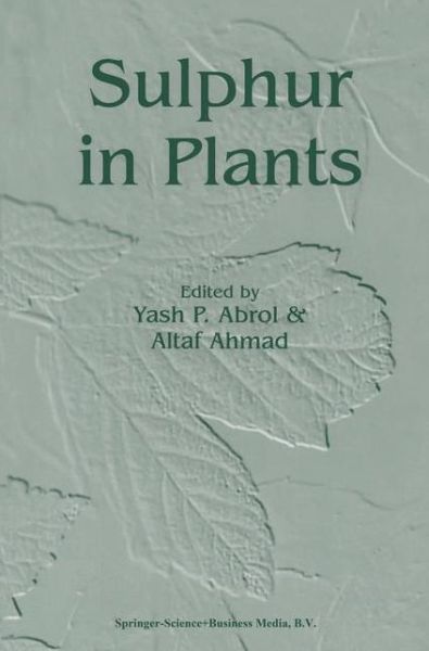 Cover for Yash P Abrol · Sulphur in Plants (Hardcover Book) [2003 edition] (2003)