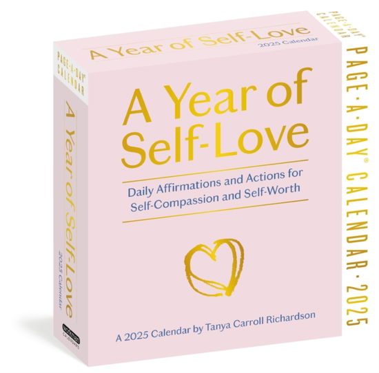 Cover for Tanya Carroll Richardson · Year of Self-Love Page-A-Day® Calendar 2025: Daily Affirmations and Actions for Self-Compassion and Self-Worth (Kalender) (2024)